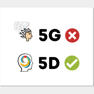 5G vs 5D Posters and Art